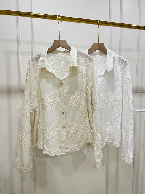 Heavy Embroidered Cotton Shirts